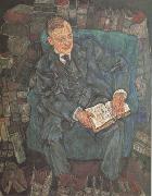 Egon Schiele Portrait of Dr.Hugo Koller (mk12) Sweden oil painting artist
